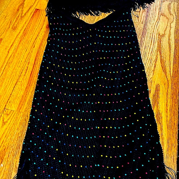 💃🏻SueWongEUCBohemianBeadedCrochetFringed 2pcSEXYSlitskirtBeadedStrapesLinedS:S - Picture 8 of 16